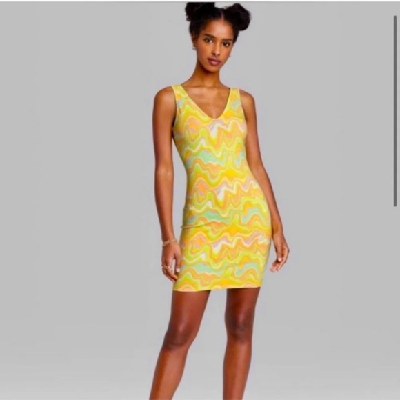 NWT Wild Fable Women's Bodycon Dress XXL - Picture 2 of 12